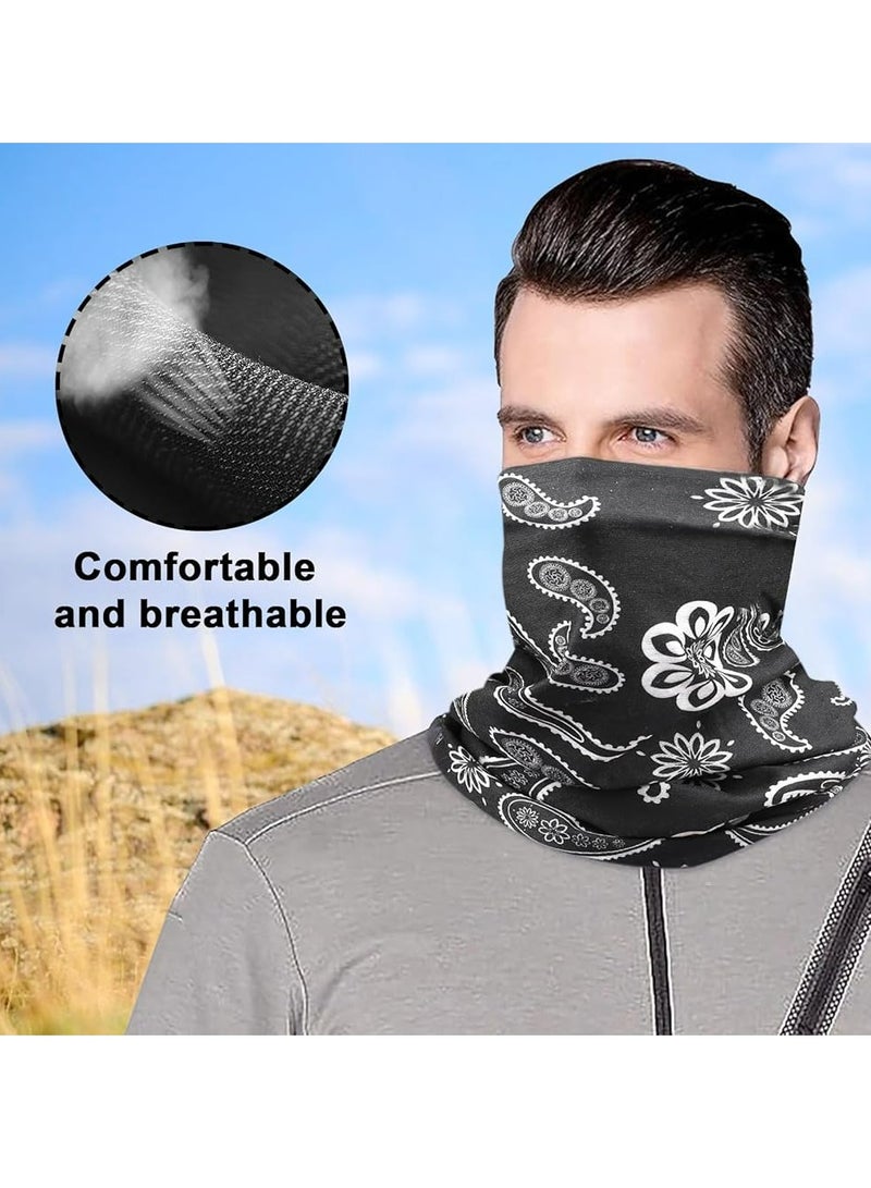 Oasisgalore 2 Pack Foldable Balaclava Ski Mask, Bandana with Ear Loops, UV Protection for Men & Women  - Image 4