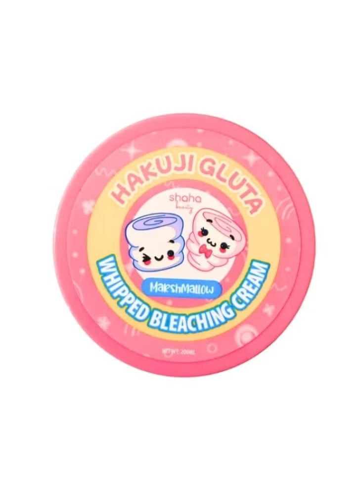 SHAHA BEAUTY Hakuji Gluta Whipped Bleaching Cream Marshmallow Scent 200ml