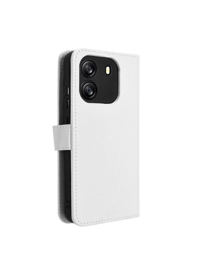 اس-توب جراب لهاتف Blackview Wave 6C مصنوع من الجلد بتصميم ماسي - Image 3