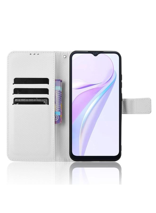 اس-توب جراب لهاتف Blackview Wave 6C مصنوع من الجلد بتصميم ماسي - Image 4