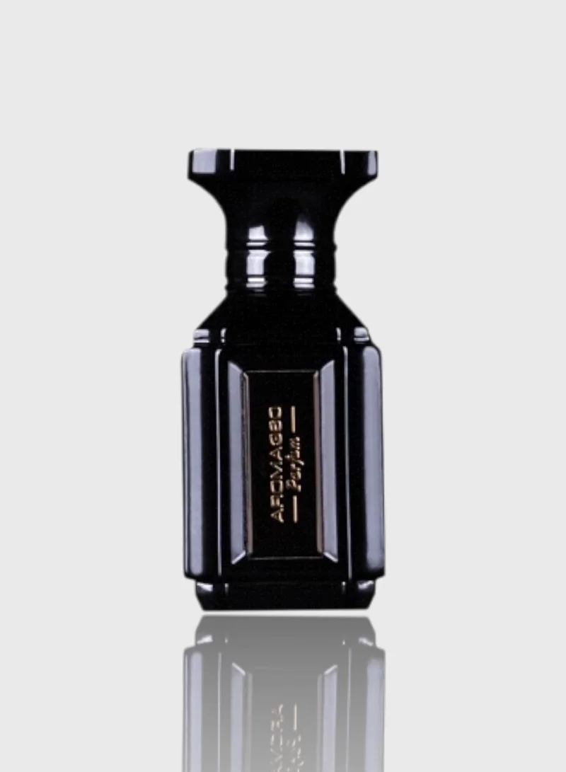 أروما 360  عطر بلاك للجنسين - برغموت، سيج، زهرة التياري، زعفران وطحالب - خالي من منتجات الحيوان - سعة 10 مل