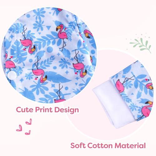 BABESIDE Reborn Baby Doll Clothes for 17-22 Inch Dolls, 5 Sets Baby Doll Clothes Outfits Accessories - Romper Suit and Headband for Newborn Baby Doll Boy&Girl Kids Gift - Image 4