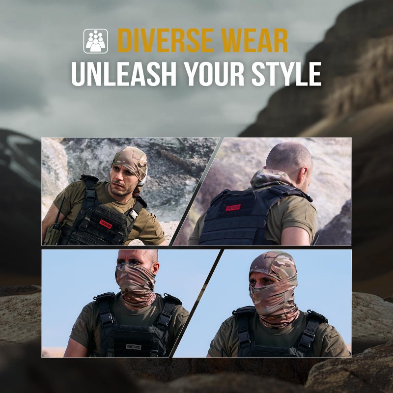 OneTigris Tactical Hood Headwear Balaclavas Full Face Mask - Image 4