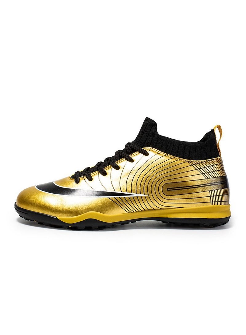 Loquat High-Top Male Football Shoes Gold  - Image 1