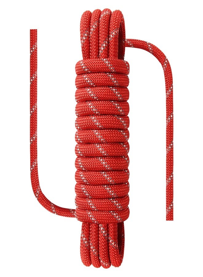 NorthPada Boat Rope, Waterproof Anti-Freezing Static Rope, 15 kN, 3/8 in x 16 ft, Reflective Red, Floating, for Arborist, Swing, Hiking, Boating, Marine, Rescuing, Rafting and Caving - Image 1