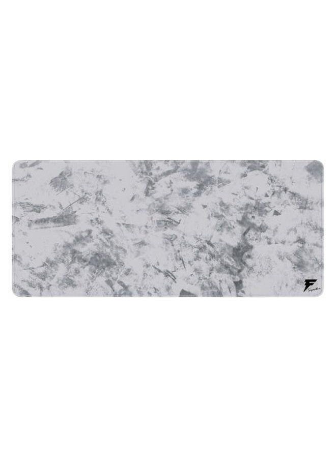 فورس اكس فأرة الألعاب FORCEX Signature White - لوحة ماوس كبيرة وممتدة مقاومة للماء مع سطح سلس ودقيق، تصميم متين للاعبين المحترفين واستخدام المكاتب. - Image 1