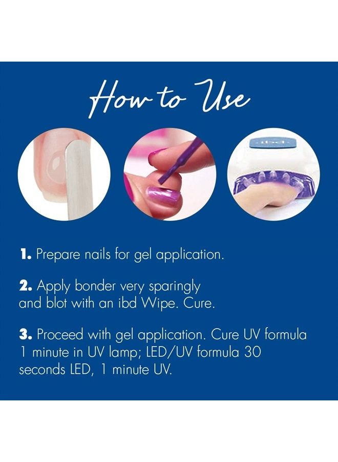 Ibd UV Bonder for Excellent Adhesion, Great for Nail Gels and Acrylic Nails 0.5 oz - Image 5