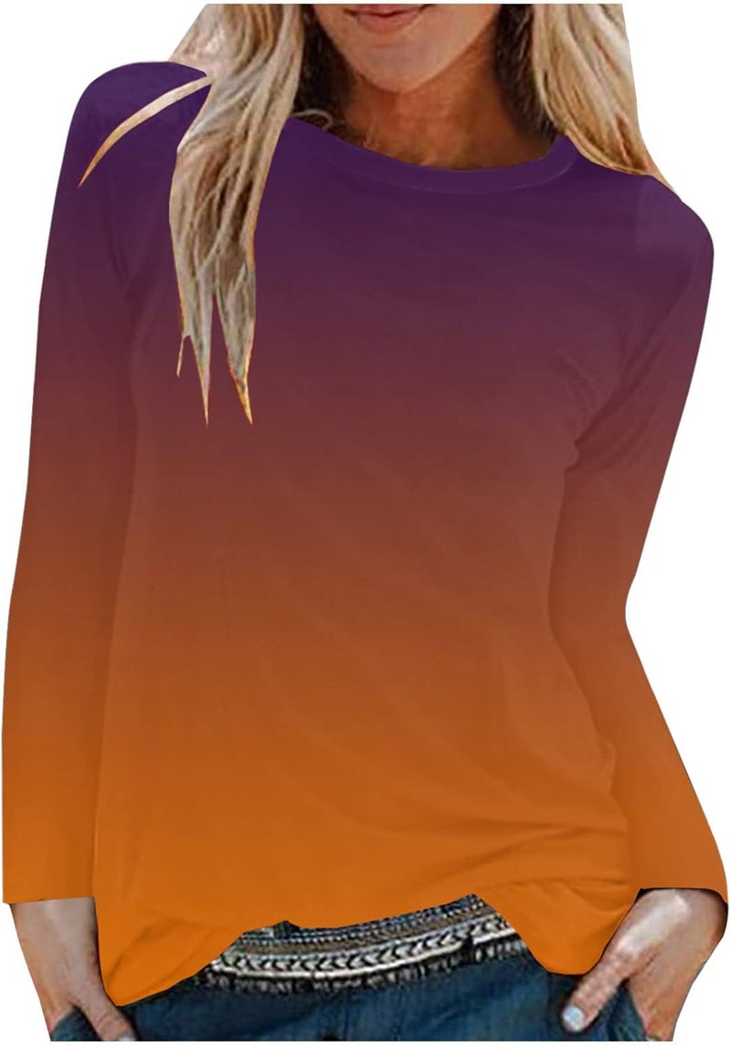 cheekyglo Fleece Sweatshirt Women's Long Sleeve Crewneck Blouse Casual Print Oversize Pullover Comfy Loose Fall Tunic Tops - Image 1