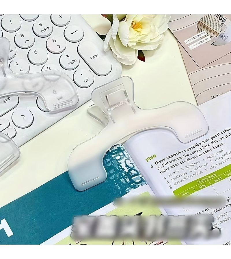 3 قطع لاصقة متعددة الأغراض، مشبك كتب متين للطلاب، مشبك نوتة موسيقية، ملف مجلد، ضروري للدراسة والمكتب، مشبك إغلاق أكياس التعبئة والتغليف - Image 4