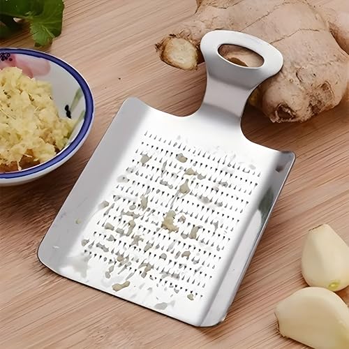 MaruHub Stainless Steel Garlic and Ginger Grinder - Efficient Crusher, Grater, and Press for Restaurant, Catering, and Food Truck Supplies, Food Prep Tool, Easy to Clean and Store, Efficient Kitchen Gadget - Image 5