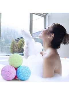 ROSOTENA 6 Pack Bath Bombs Gift Set with Different Flavors for Bubble  - Image 4