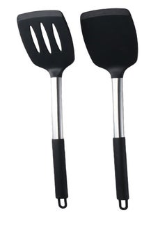 Daytoyz Silicone heat-resistant turner spatula, for kitchen use rubber utensils, cooking plastic cookware gadgets spatula set, for nonstick cookware, wok, pancake pan, egg, cake  - Image 1