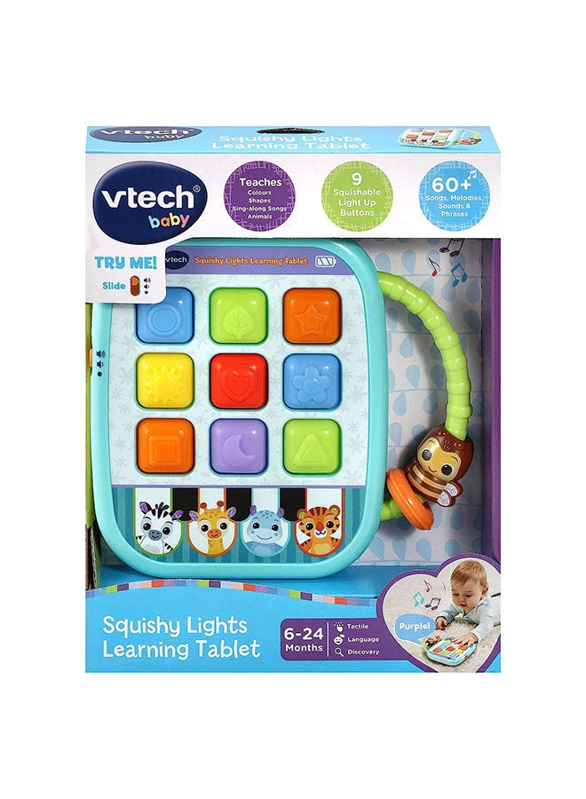 في تك Baby Squishy Lights Learning Tablet Sensory Toy With Lights Colours And Sounds For Boys And Girls