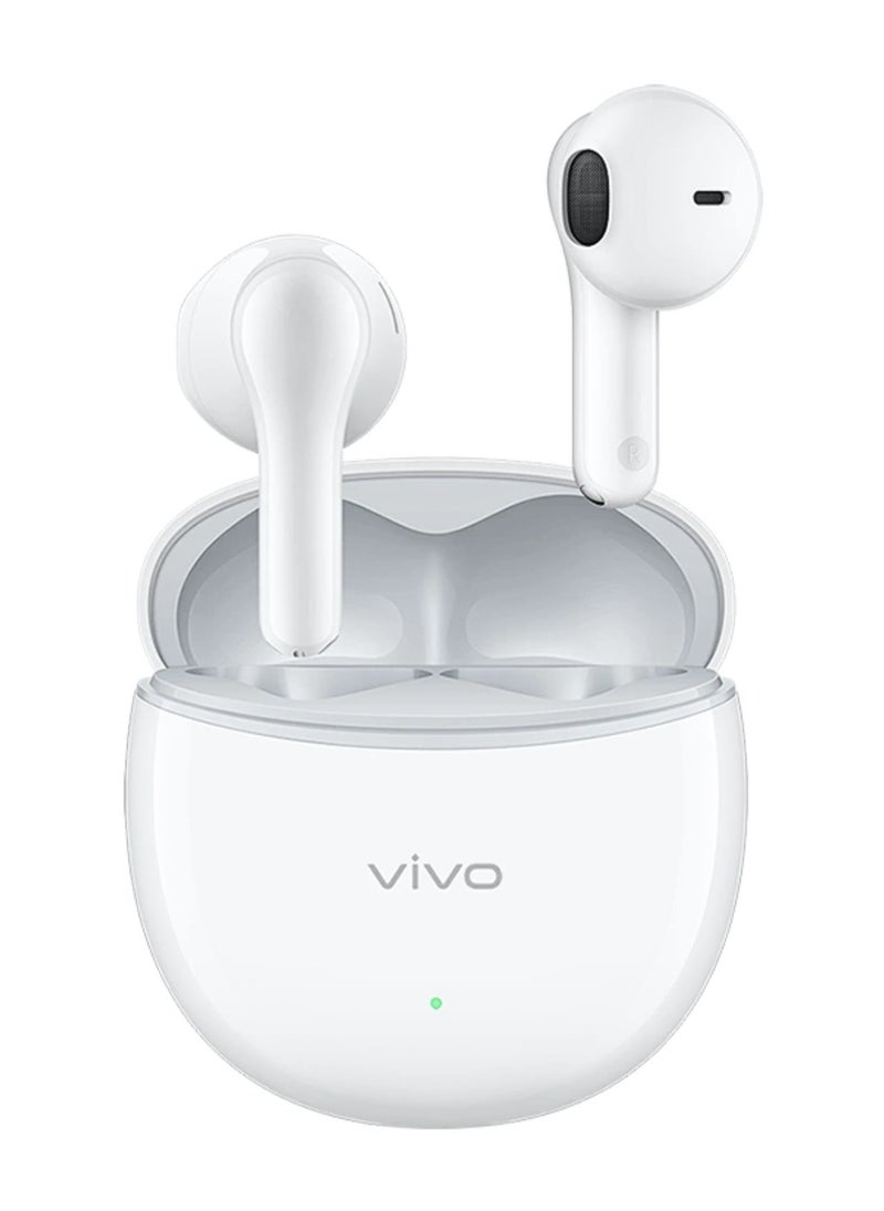vivo - TWS A2 True Wireless Earbuds with Bluetooth 5.3, Ultra-Lightweight, Gaming-Grade Latency, Semi-In-Ear Design, High-Fidelity Sound, IP54 Water Resistance, White Color, China Special Edition - Image 1