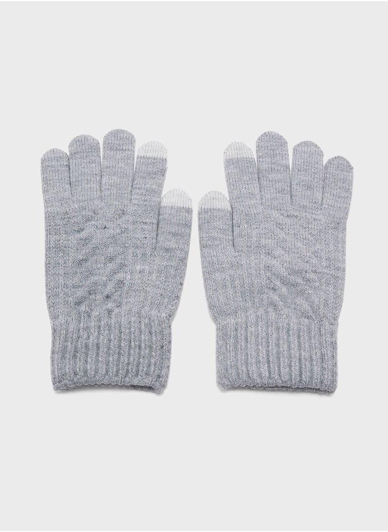 Robert Wood Knitted Gloves  - Image 2