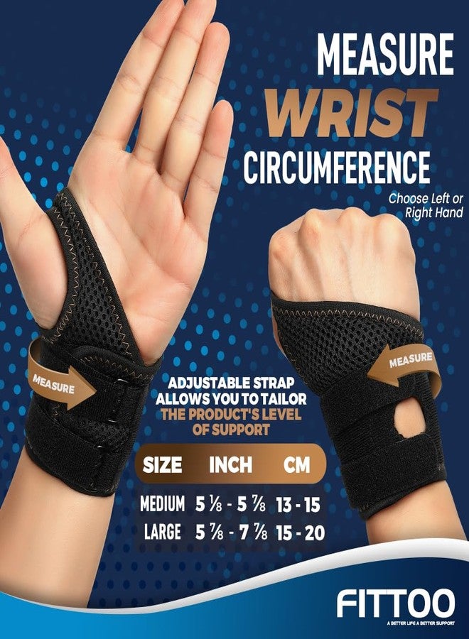 FITTOO Wrist Brace for TFCC Tears, Real Copper Infused TFCC Wrist Brace with Ring Pad for TFCC Tears, Ulnar Sided Wrist Pain, DRUJ Instability, Universal Size for Men & Women Left-M - Image 4