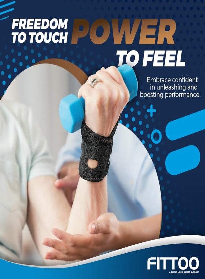 FITTOO Wrist Brace for TFCC Tears, Real Copper Infused TFCC Wrist Brace with Ring Pad for TFCC Tears, Ulnar Sided Wrist Pain, DRUJ Instability, Universal Size for Men & Women Left-M - Image 5