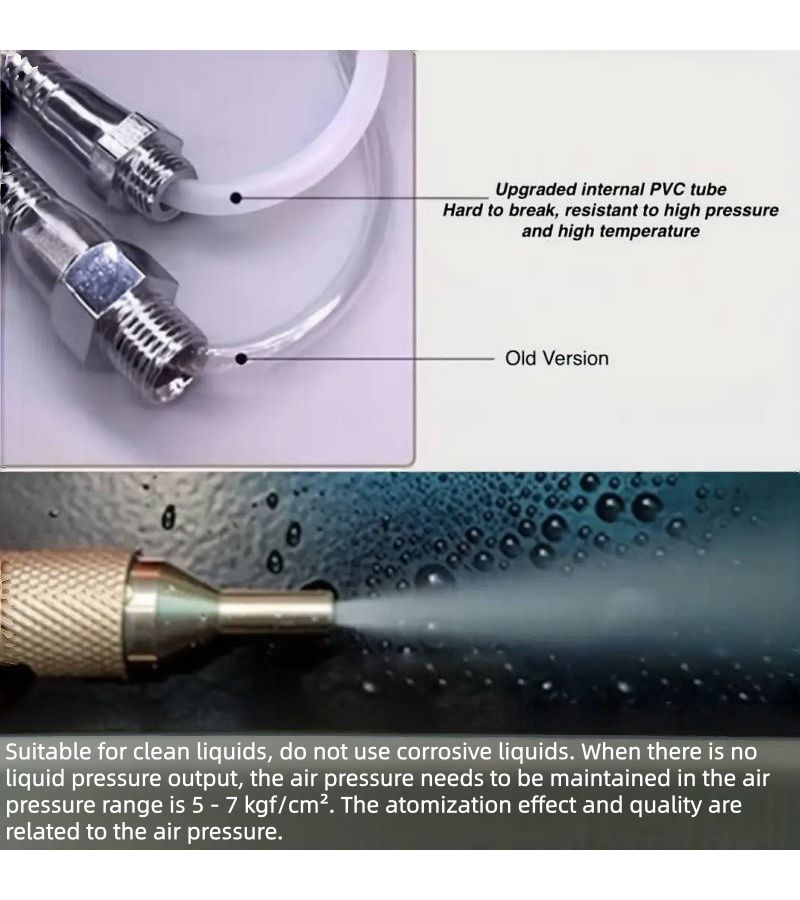 Modern Black Mist Coolant Lubrication Spray System With Check Valve Oil Mist Spray Cooling For Drilling Engraving Milling Machine Metalworking - Image 4