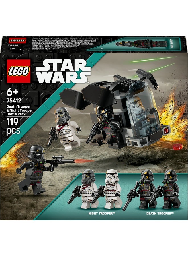 LEGO LEGO Star Wars Death Trooper & Night Trooper Battle Pack 75412 Building Set (119 Pieces) - Image 2