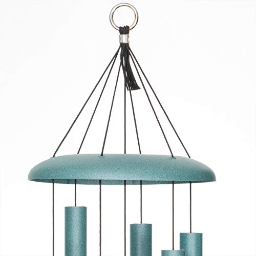 Corinthian Bells by Wind River - 36 inch Patina Green Wind Chime for Patio, Backyard, Garden, and Outdoor Decor (Aluminum Chime) Made in The USA - Image 5