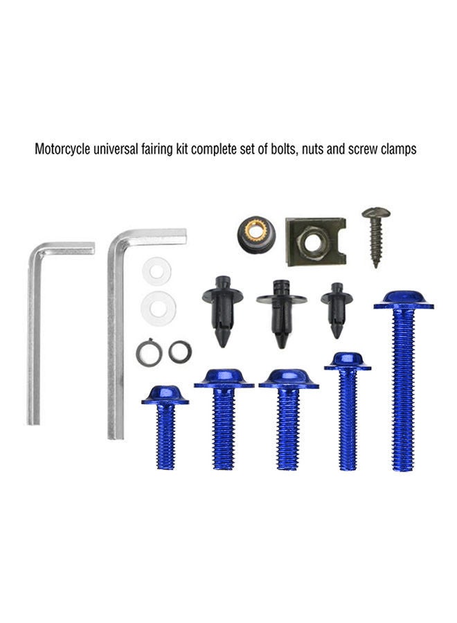 NIBEMINENT 194-Pieces Complete Motorcycle Fairing Bolts Screws Kit - Image 2