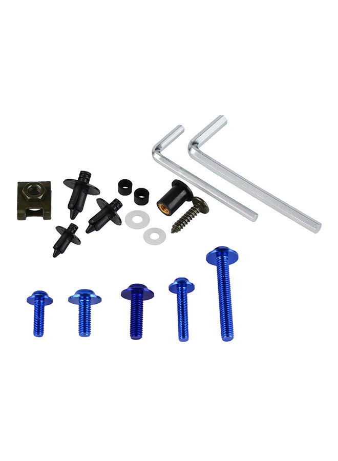 NIBEMINENT 194-Pieces Complete Motorcycle Fairing Bolts Screws Kit - Image 3