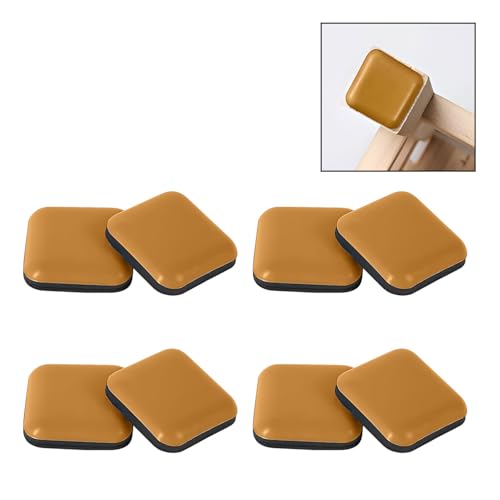 Volo Self Adhesive Furniture Pads – Felt Floor Protectors for Chair, Table, Sofa & Cabinet – Scratch Guard, Noise Reduction & Furniture Balance Pads (Pack of 8 (Mustard Yellow)) - Image 1