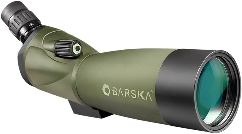 BARSKA Barska AD11284 Blackhawk 2060x60 Waterproof Spotting Scope with Tripod  Cases for Birding Target Shooting Sports etc  Green  - Image 2