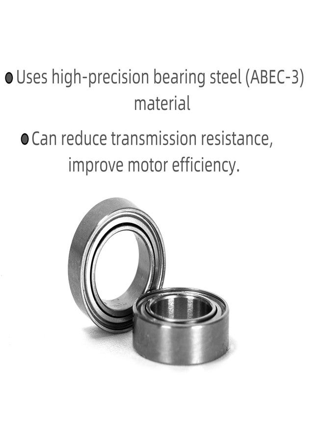 Ruimou 30Pcs Remote Control Car Ball Bearing Upgrade Replacement Parts Set (22 MR115RS + 4 MF85ZZ + 4 MR85ZZ) Compatible with T-Amiya MF-01X - Image 3