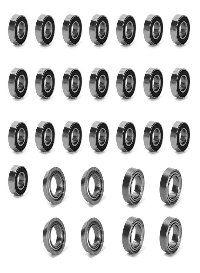 Ruimou 30Pcs Remote Control Car Ball Bearing Upgrade Replacement Parts Set (22 MR115RS + 4 MF85ZZ + 4 MR85ZZ) Compatible with T-Amiya MF-01X - Image 1