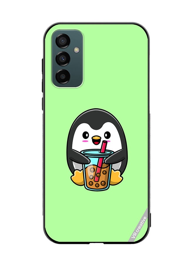 VR CREATIVE Protective Case Cover For Samsung Galaxy F23 Penguine Cola Design Multicolour - Image 1