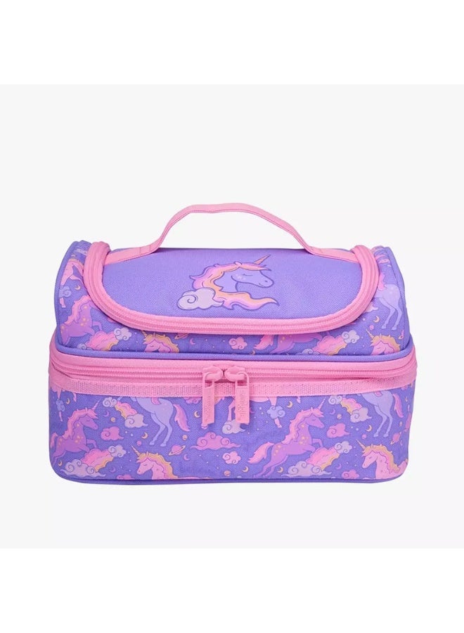 Smiggle Fantasy Unicorn Series Double Layer Children’s Thermal Meal Bag - Image 1