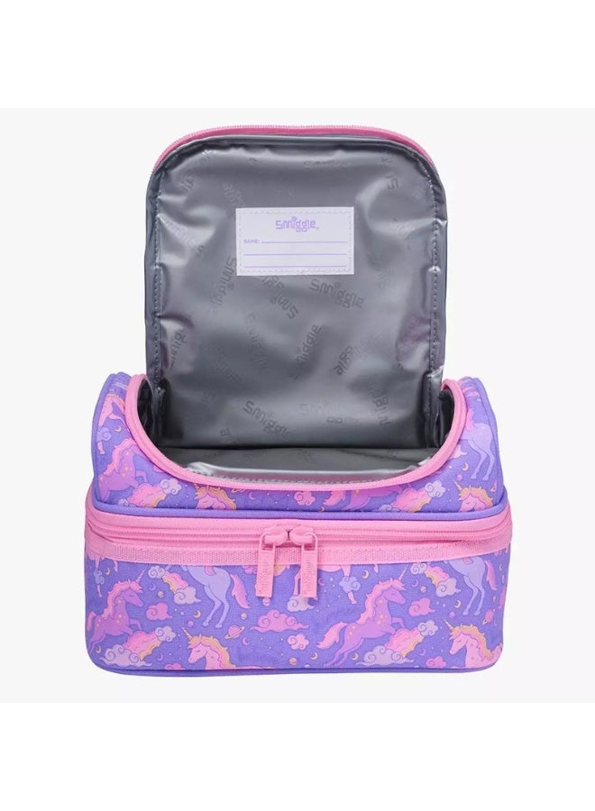 Smiggle Fantasy Unicorn Series Double Layer Children’s Thermal Meal Bag - Image 2