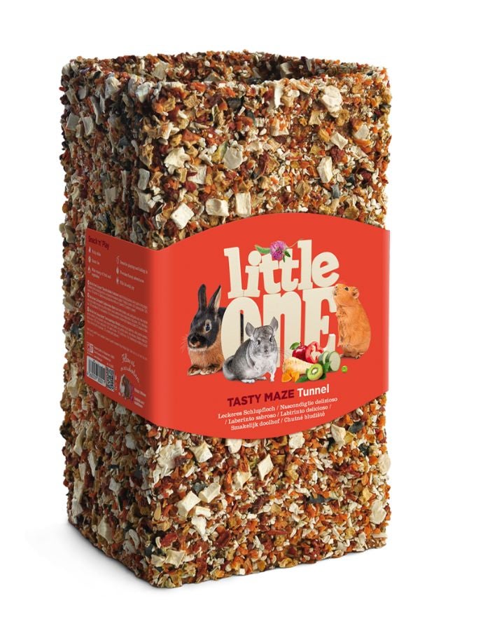 Little One Tasty Maze Tunnel Big 410g – Edible Chew & Play Treat for Small Pets - Image 1