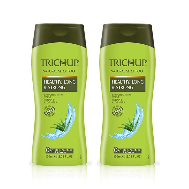 TRICHUP Pack of 2  Trichup Herbal Shampoo  Healthy Long  Strong  100ml