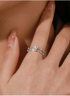 Pure 925 Sterling Silver Ring For Women One Size