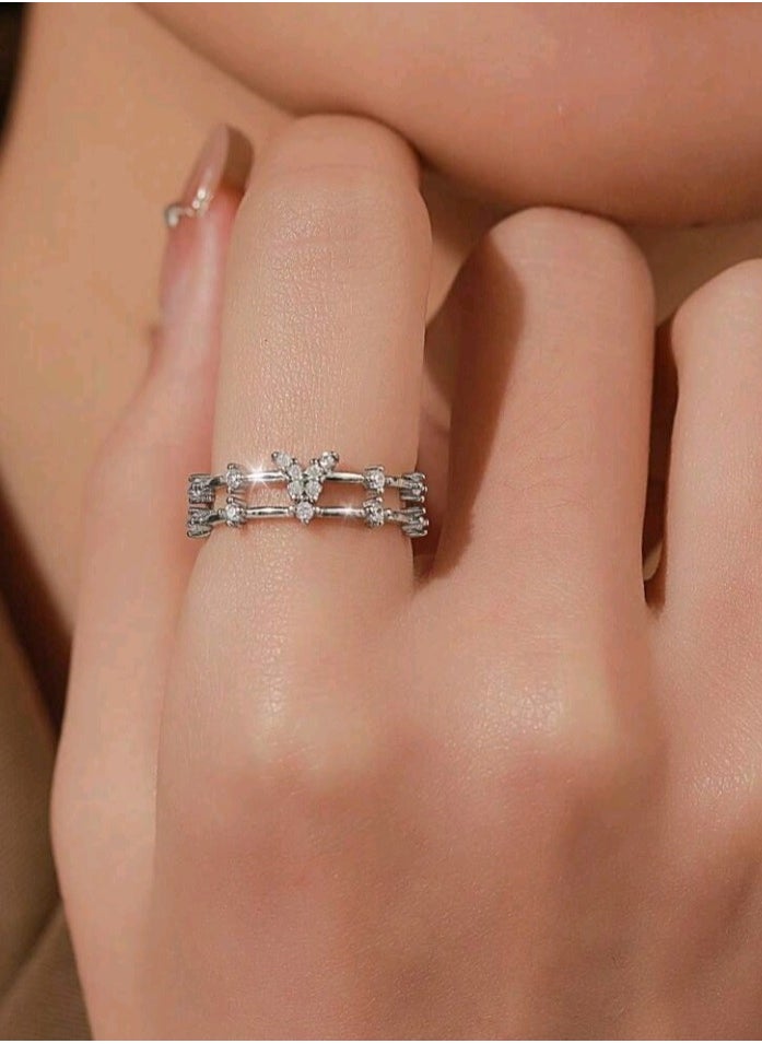 Jewelry For Life - Pure 925 Sterling Silver Ring For Women One Size - Image 1