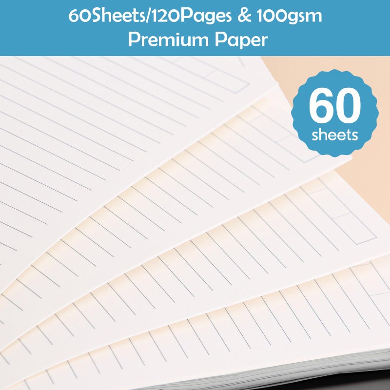 Eagle Discbound Notebook, Customizable Notebook, Junior Size, Poly Cover, 60 Sheets Ruled/Lined Pages (Red) - Image 3