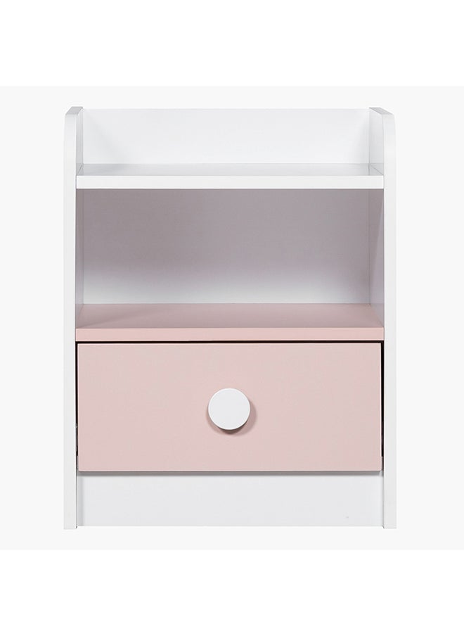 Home Box Vanilla Bloom 1-Drawer Nightstand  - Image 4