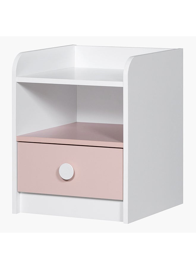 Home Box Vanilla Bloom 1-Drawer Nightstand  - Image 2