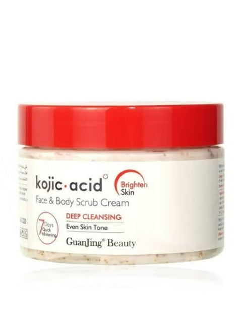 Kojic Acid Face Body Scrub Cream Beep Cleansing Even Skin Tone