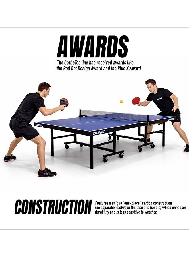 دونيك مضرب تنس الطاولة دونيك وود كاربوتيك 900 مع ألياف الكربون - مضرب بينج بونج احترافي بشفرة مقواة بالكربون، مطاط معتمد من الاتحاد الدولي لتنس الطاولة، سرعة عالية، دوران وتحكم للاعبين المتقدمين - Image 3