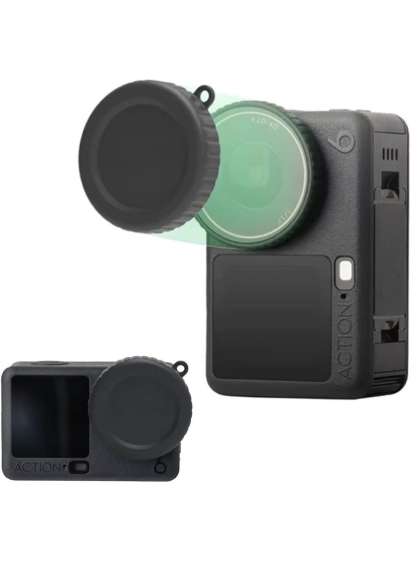 1PCS غطاء عدسة السيليكون لـ DJI Osmo Action 6 ، حماية عدسة مقاومة للصدمات المضادة للخدش ، غطاء عدسة الكاميرا الناعم والدائم لـ Osmo Action 6 الملحقات - Image 1