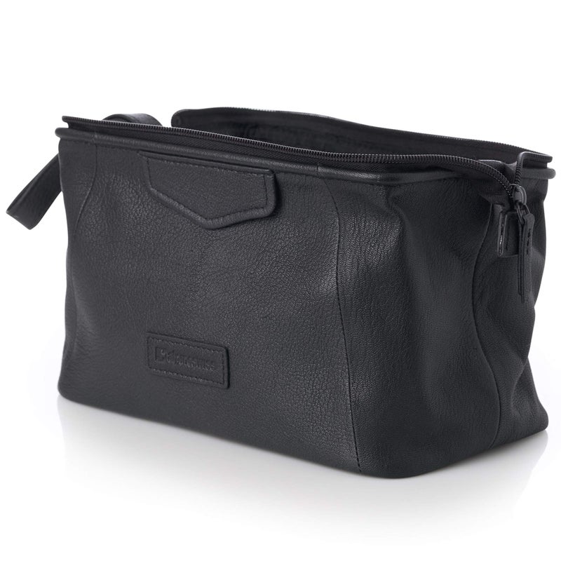 Alpine Swiss حقيبة أدوات الحلاقة من ألباين سويس لاوتر جلد طبيعي مجموعة أدوات الحلاقة حقيبة سفر - Image 4