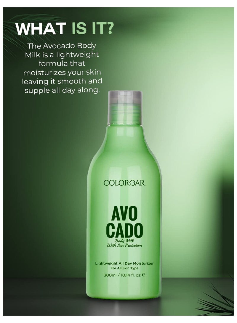 Colorbar Avocado Body Milk, 300 ml | Hydrate Skin | Lightweight Formula - Image 4