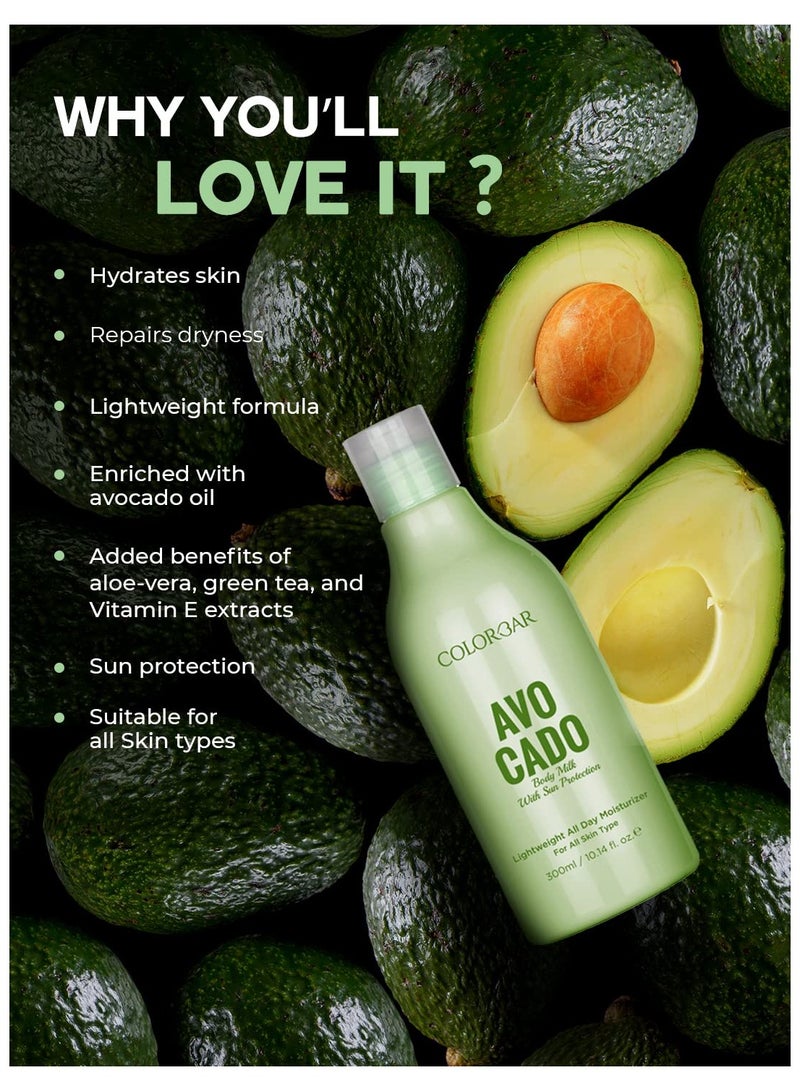 Colorbar Avocado Body Milk, 300 ml | Hydrate Skin | Lightweight Formula - Image 5