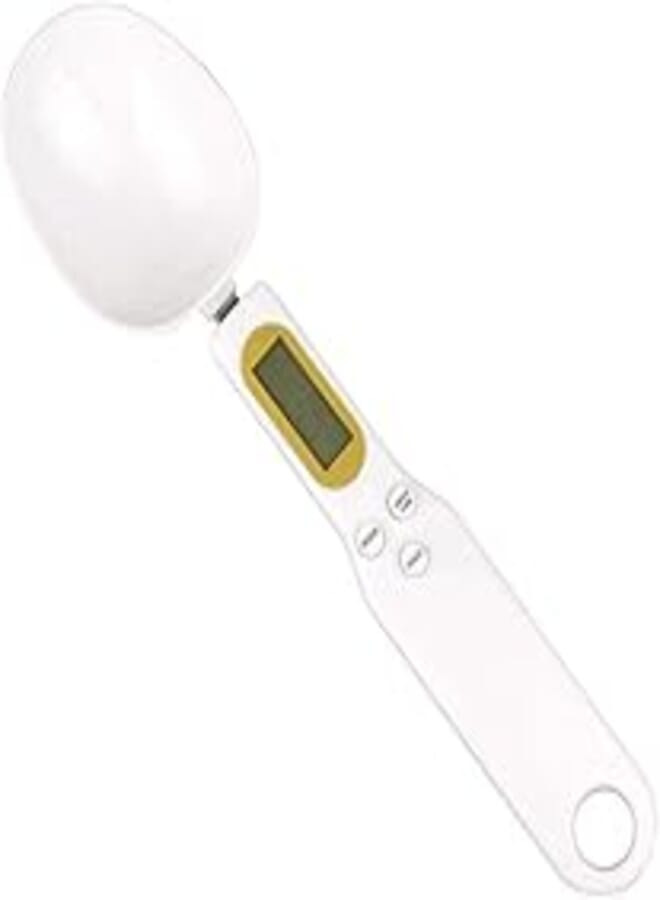 Kitchen Mini Food Scale Electronic Digital scales Spoon Measuring Tools White