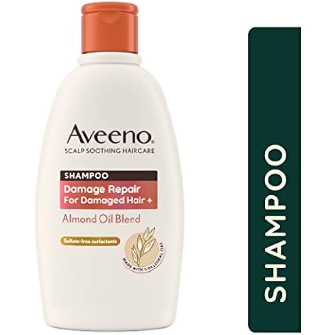 Aveeno DAMAGE REPAIR ALMOND OIL SCALP SOOTHING SHAMPOO FOR DAMAGED HAIR 300ML - Image 3