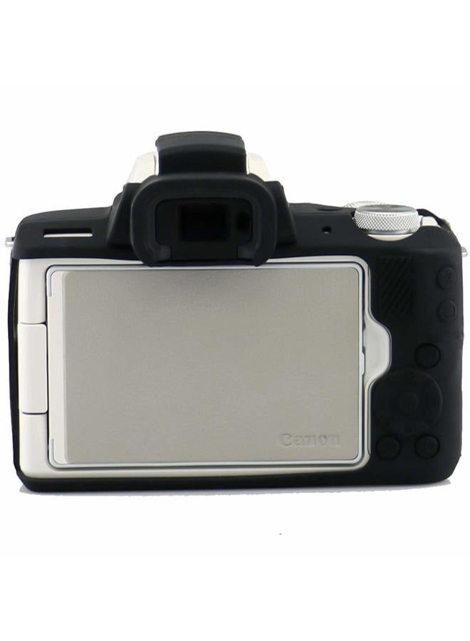 Yisau غطاء سيليكون لجسم كاميرا كانون EOS M50 (أسود) - Image 5