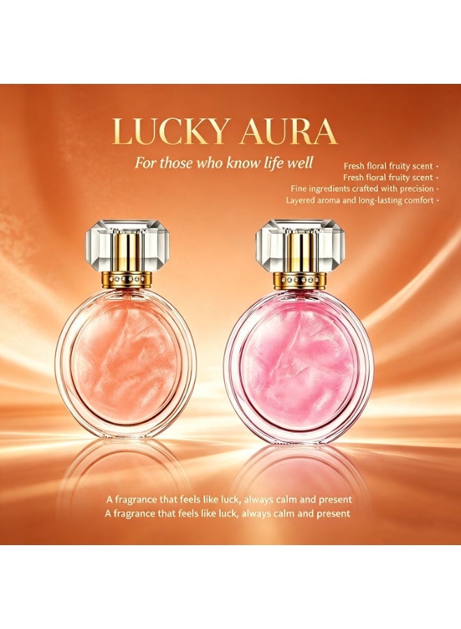 عبوتان - عطر فواكه، حلو، ذو نكهة حلوة، عنبري - بخاخ ماء عطر يدوم طويلاً للنساء، 50 مل لكل زجاجة - Image 3